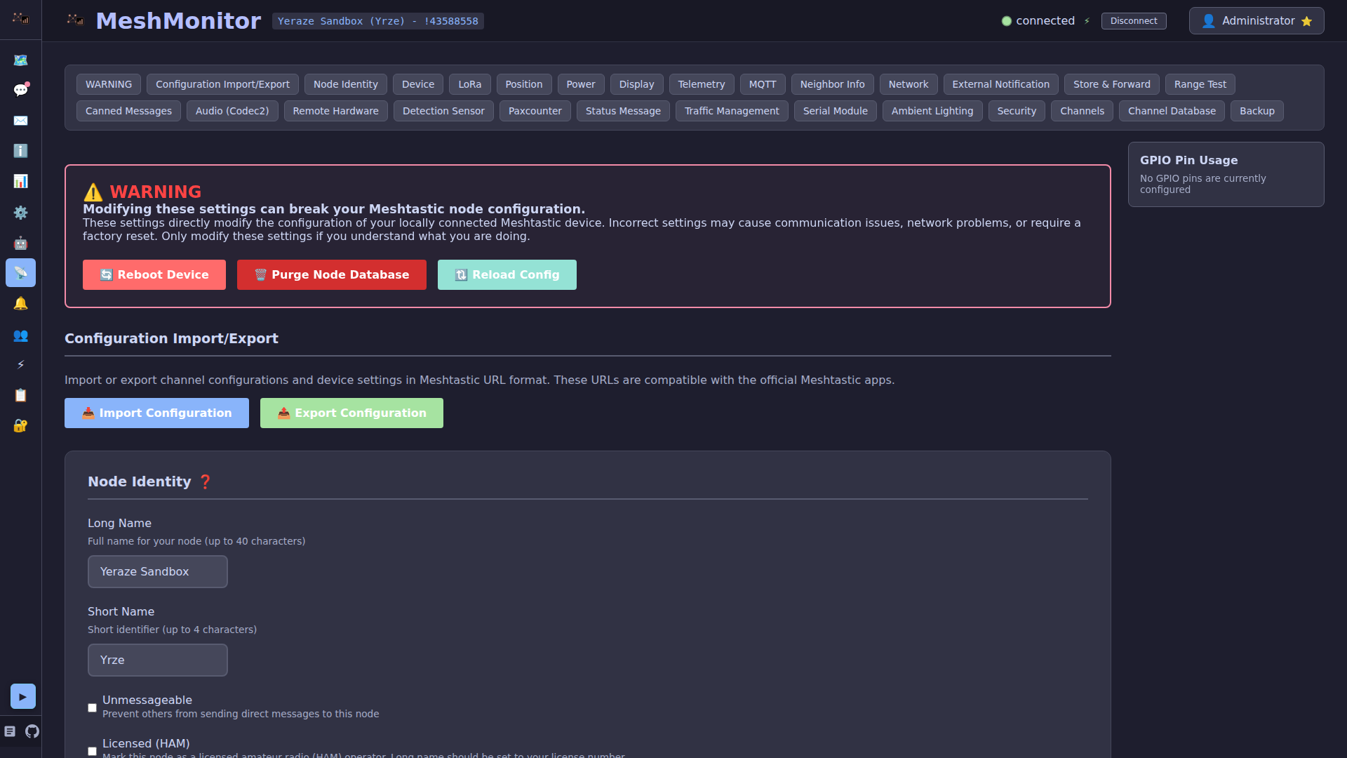 Device Configuration